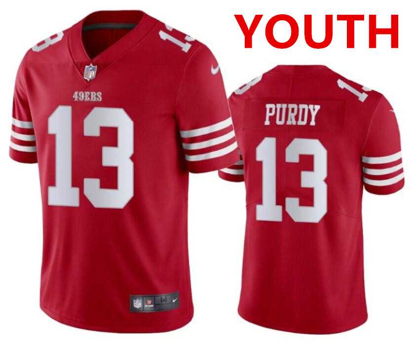 Youth San Francisco 49ers #13 Brock Purdy Red Vapor Untouchable Limited Stitched Football Jersey Dzhi,We sell and wholesale Youth San Francisco 49ers #13 Brock Purdy Red Vapor Untouchable Limited Stitched Football Jersey Dzhi on line form chian!